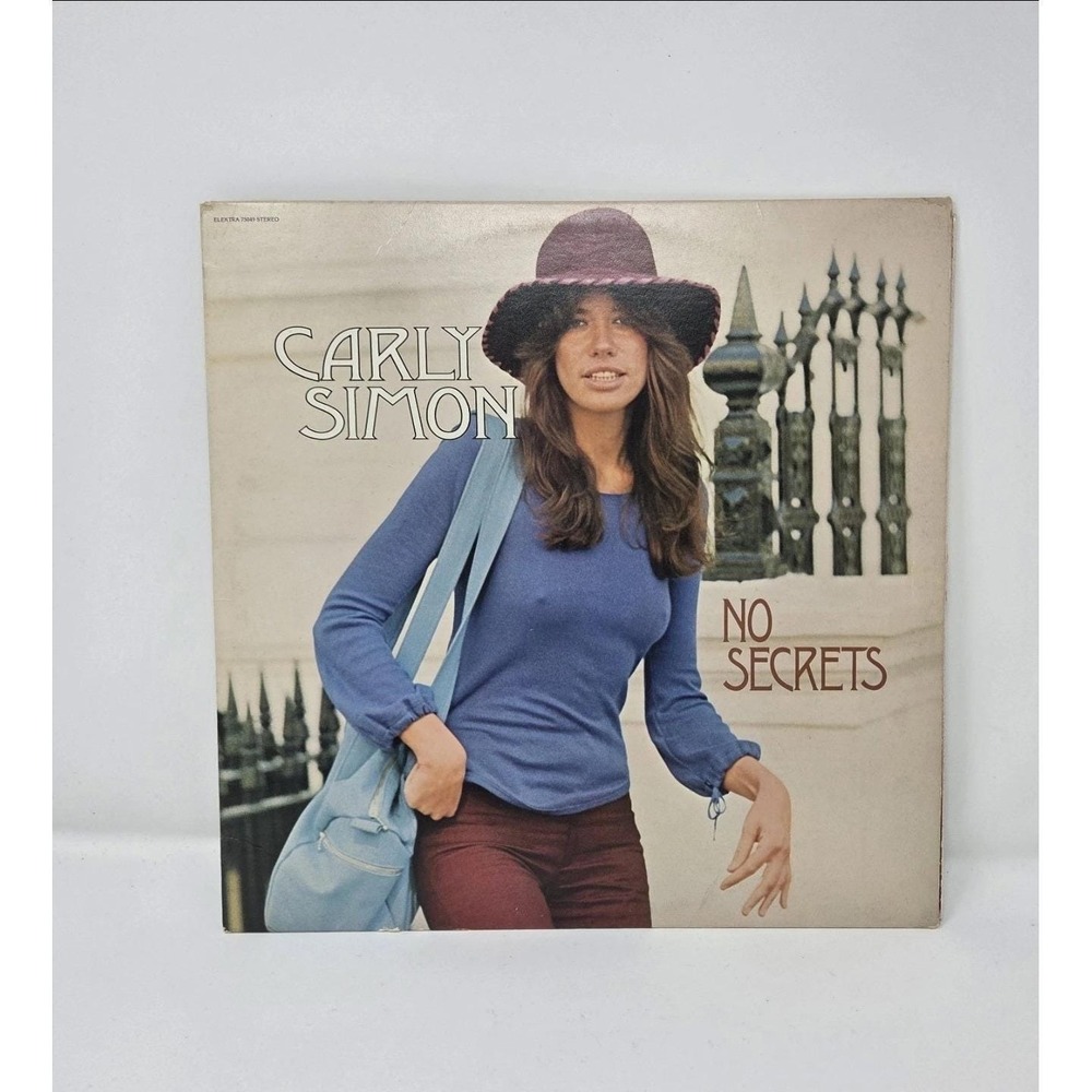 Carly Simon No Secrets Vinyl LP 1972 Elektra EKS-75049 You're So Vain Vintage
